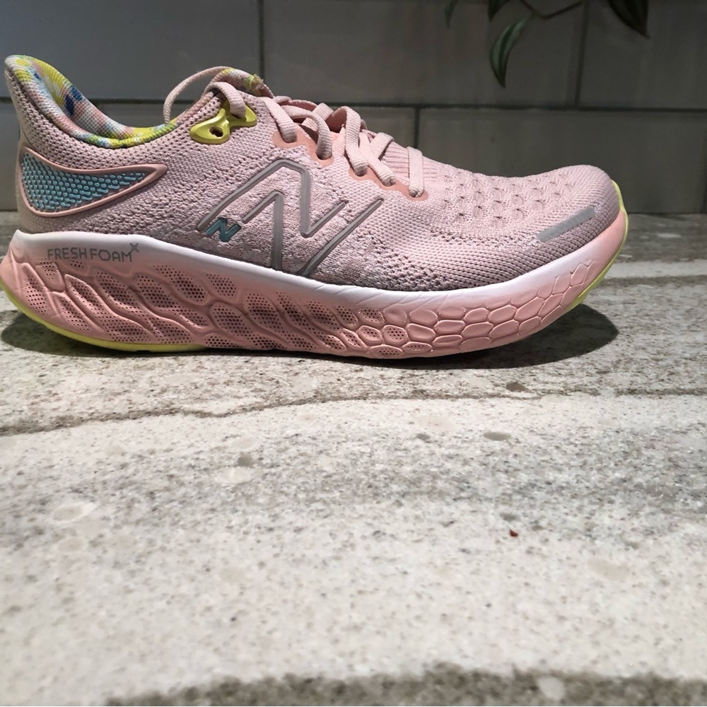 New Balance  1080 V12 Women's Soft Pink Athletic Shoes